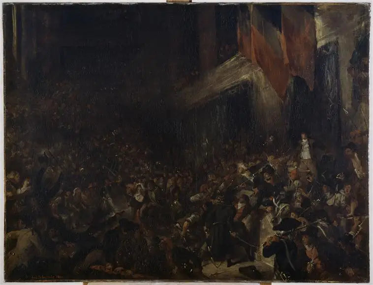 Boissy d'Anglas bei der Konvention - Eugène Delacroix