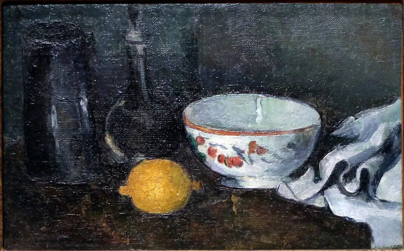 Milchkännchen und Zitrone, I - Paul Cézanne
