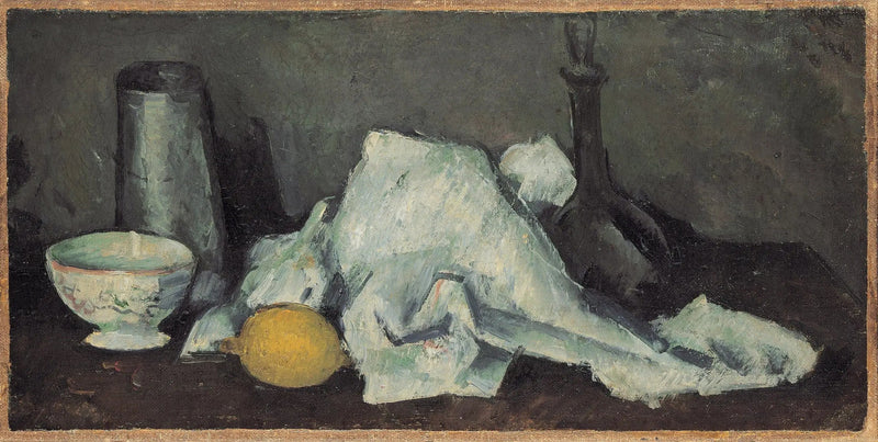 Milchkännchen und Zitrone, II - Paul Cézanne