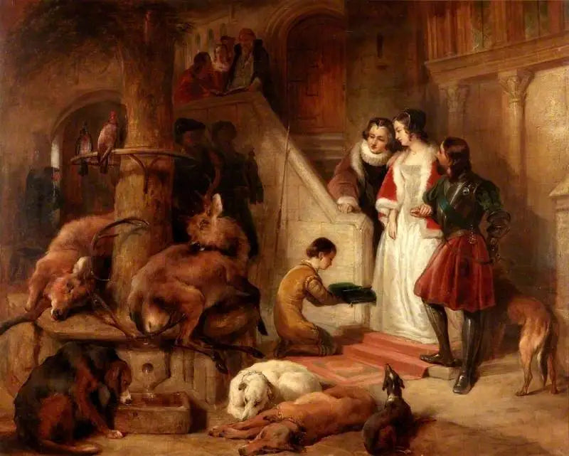 Bolton Court in alten Zeiten - Edwin Henry Landseer
