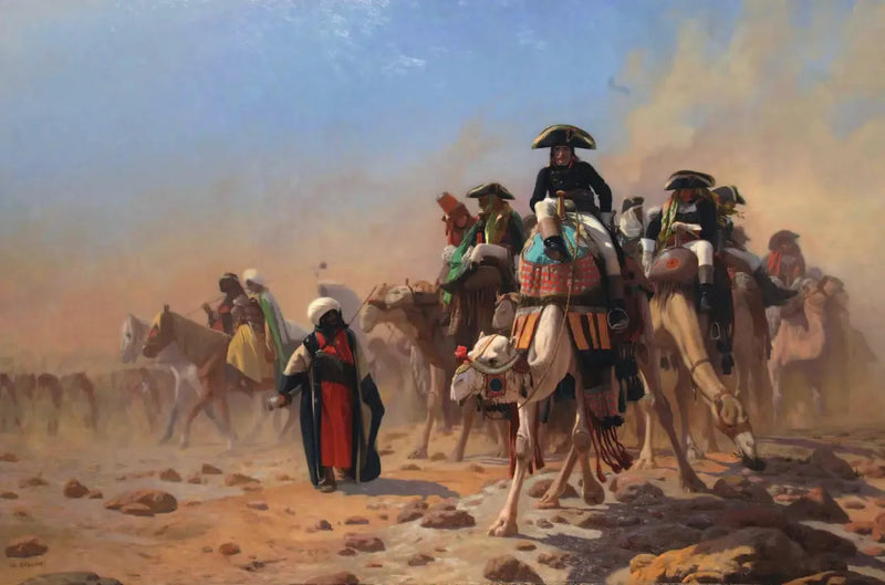 Bonaparte und sein Stab in Ägypten - Jean-Léon Gérôme