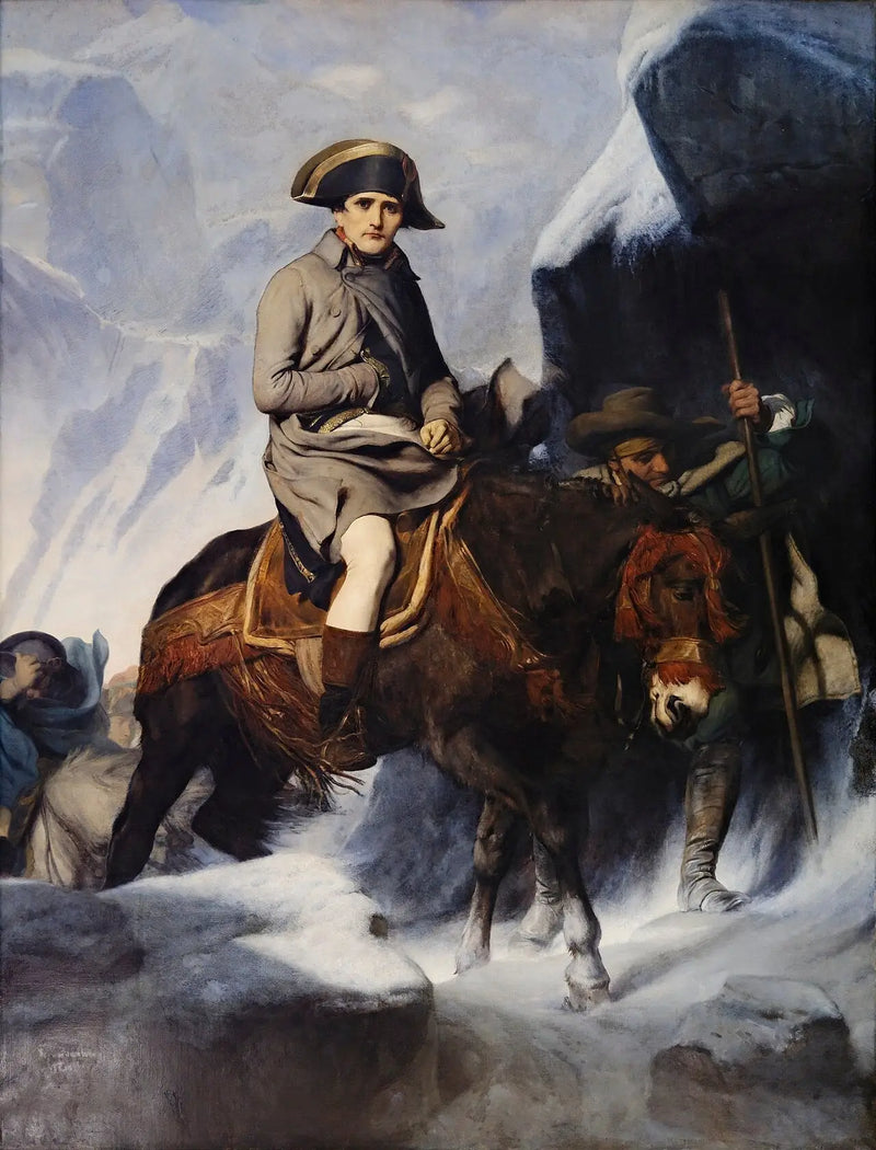 Bonaparte überquert die Alpen - Paul Delaroche