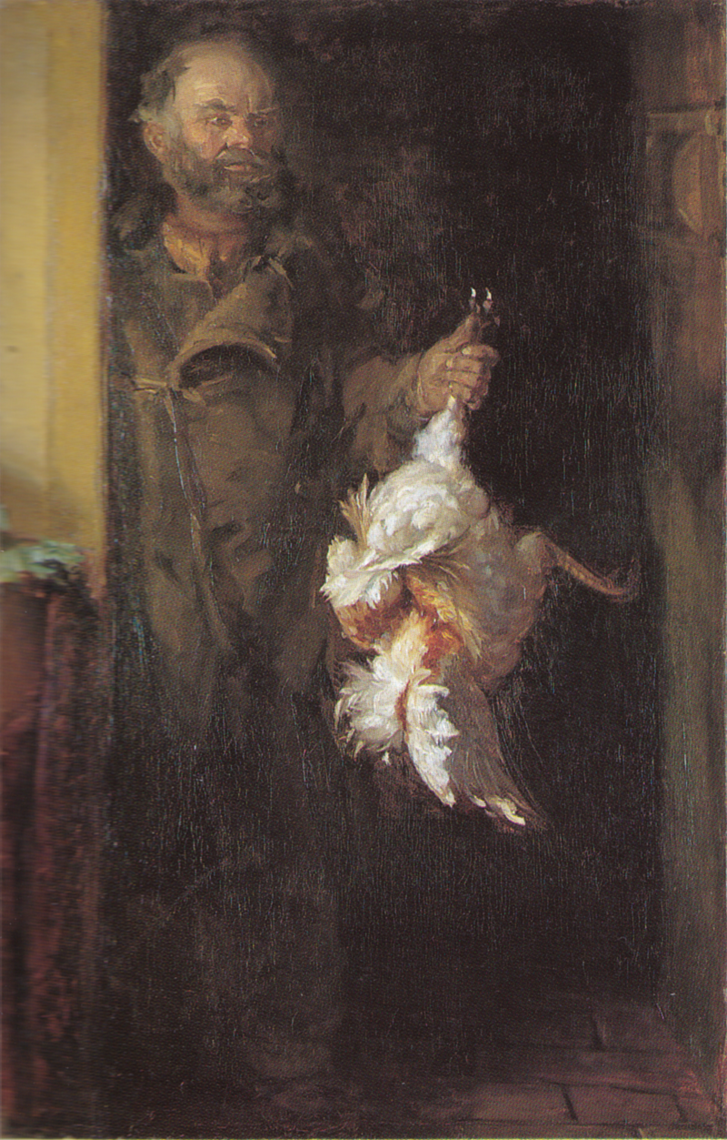 Bonatzi mit dem Hahn - Anna Ancher