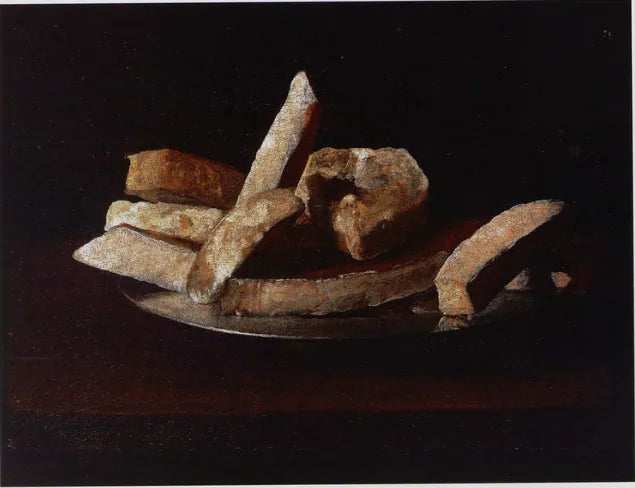 Bonbons sur un plateau d'argent - Francisco de Zurbarán image 1 copie peinte à la main à l’huile