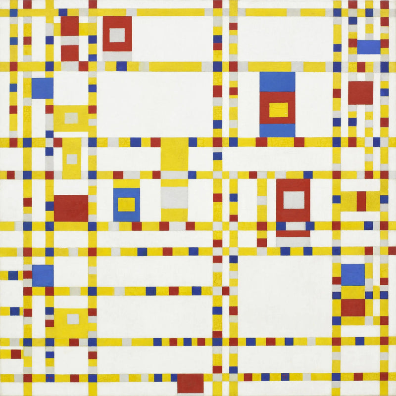Boogie-Woogie von Broadway - Piet Mondrian