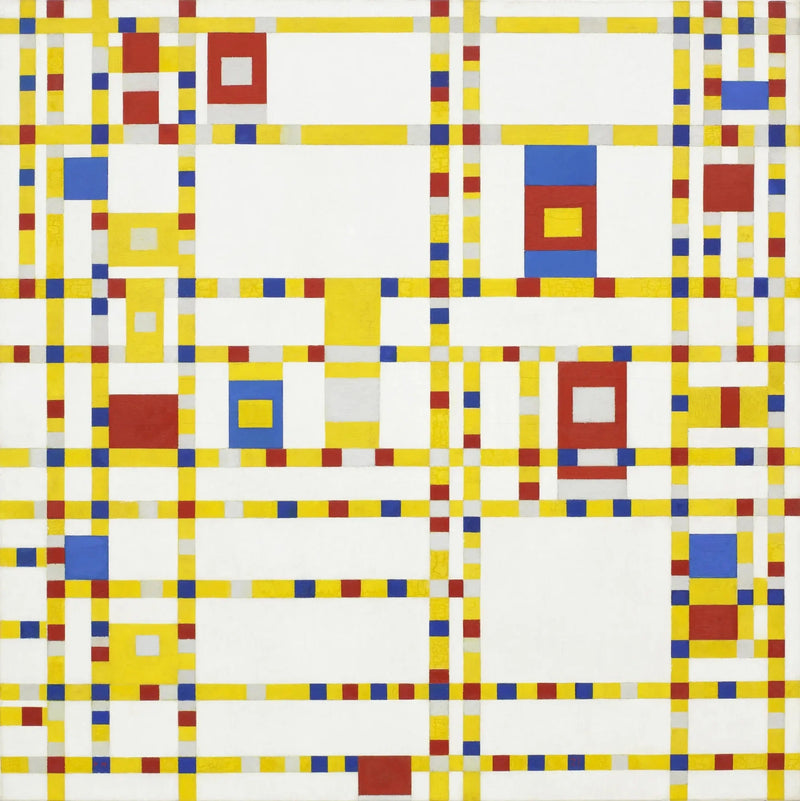 Boogie-Woogie von Broadway - Piet Mondrian