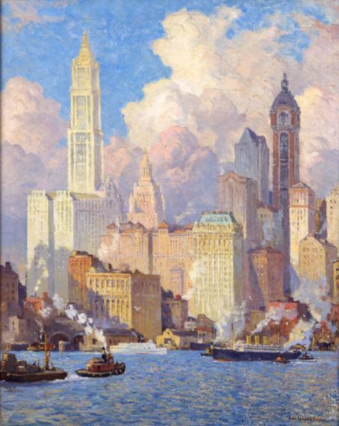 Hudson River, New York – Colin Campbell Cooper