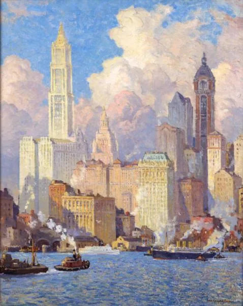 Hudson River, New York – Colin Campbell Cooper