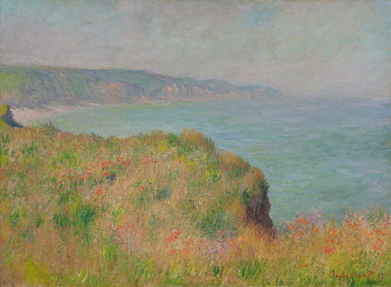 Klippenrand bei Pourville - Claude Monet