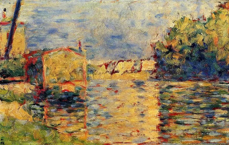 Ufer des Flusses - Georges Seurat