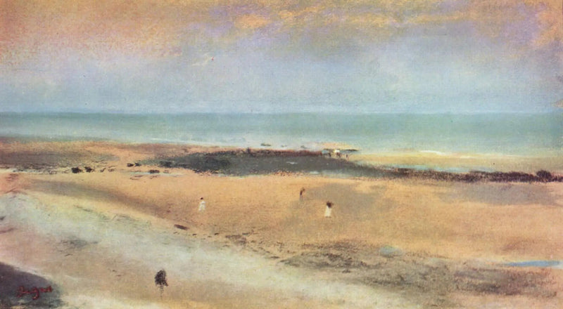 Küste bei Niedrigwasser - Edgar Degas