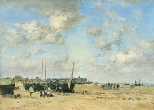 Küstenlandschaft von Berck - Eugène Boudin