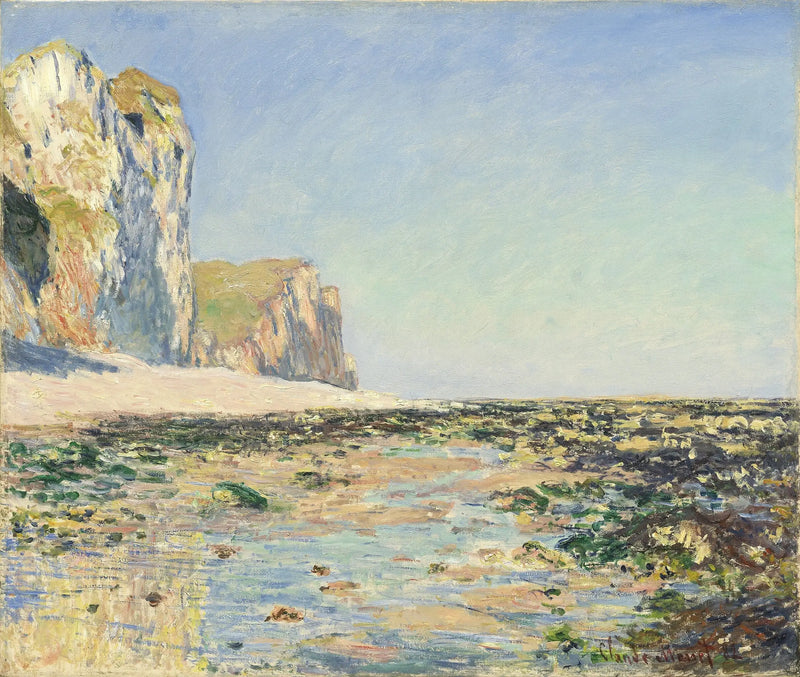 Küste und Klippen von Pourville am Morgen - Claude Monet