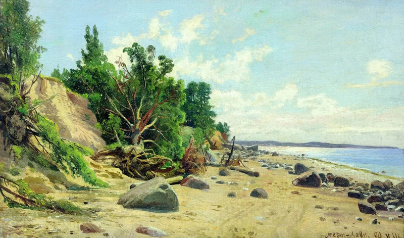 Küste am Meer - Ivan Chichkine