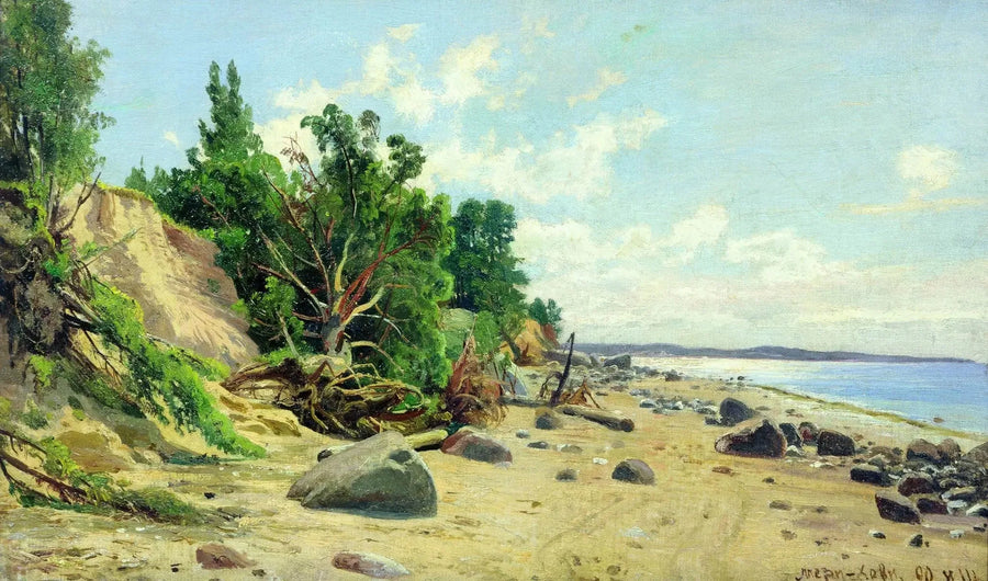 Küste am Meer - Ivan Chichkine