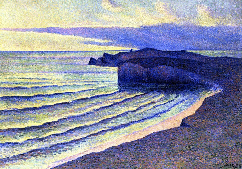 Meeresküste, die Spitze von Toulinget - Maximilien Luce