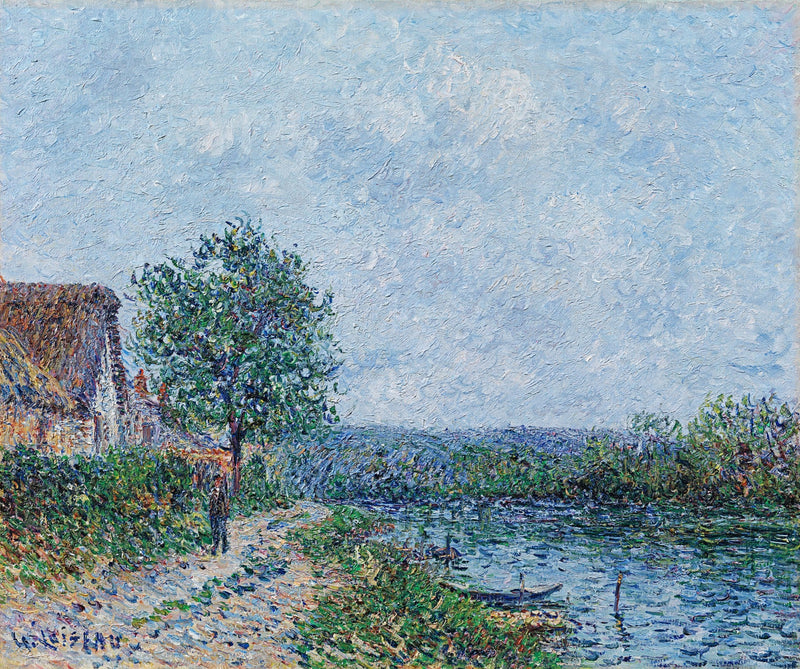 Flussufer, die Seine bei Porte-Joie - Gustave Loiseau