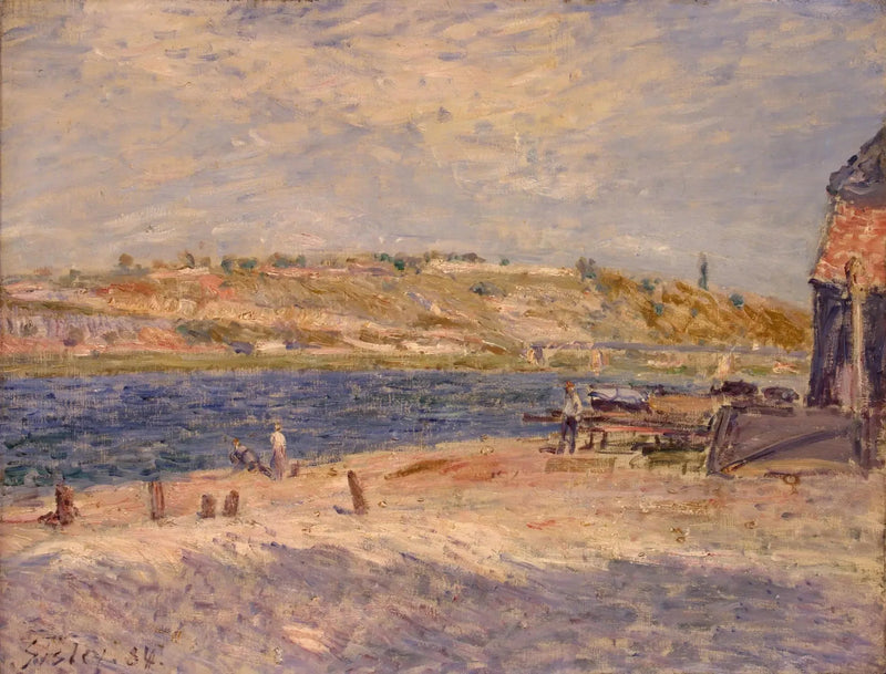 Ufer des Loing in Saint-Mammès - Alfred Sisley
