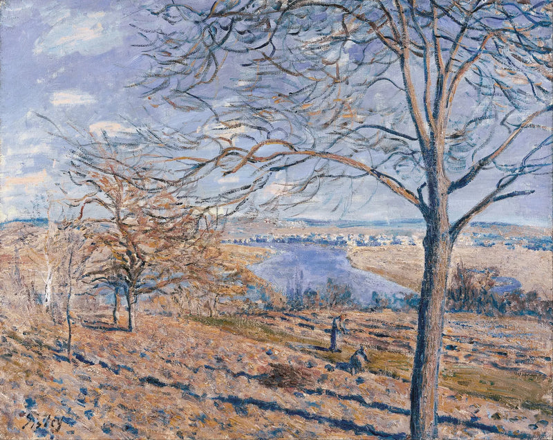 Ufer des Loing, Herbsteffekt - Alfred Sisley
