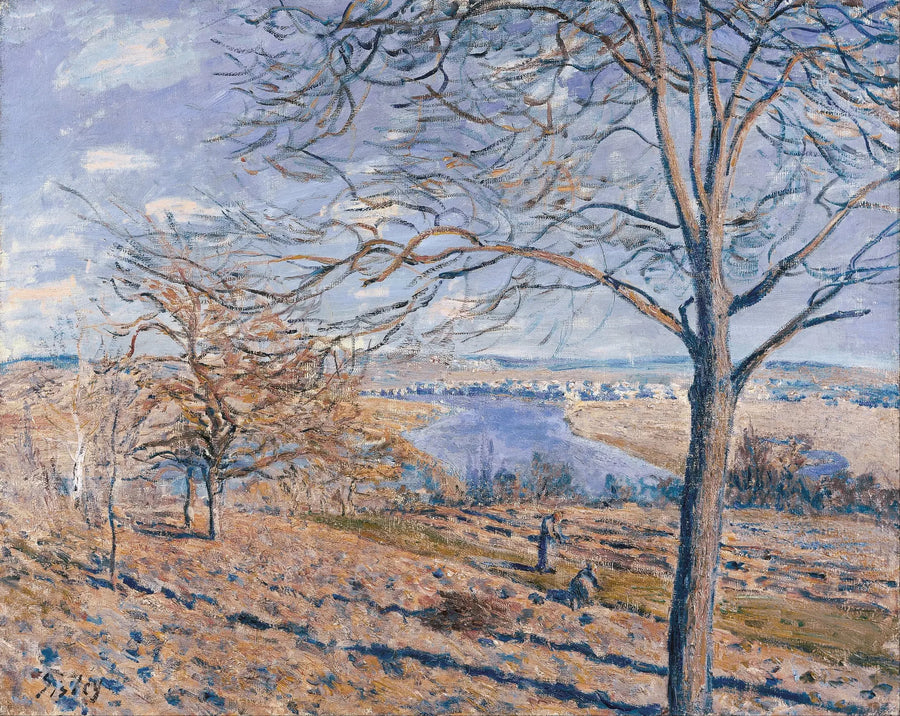 Ufer des Loing, Herbsteffekt - Alfred Sisley