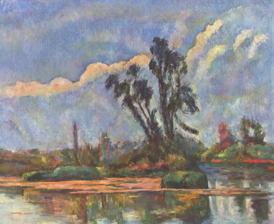 Ufer der Oise - Paul Cézanne
