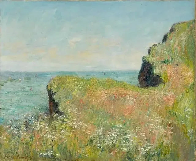 Klippenränder bei Pourville - Claude Monet