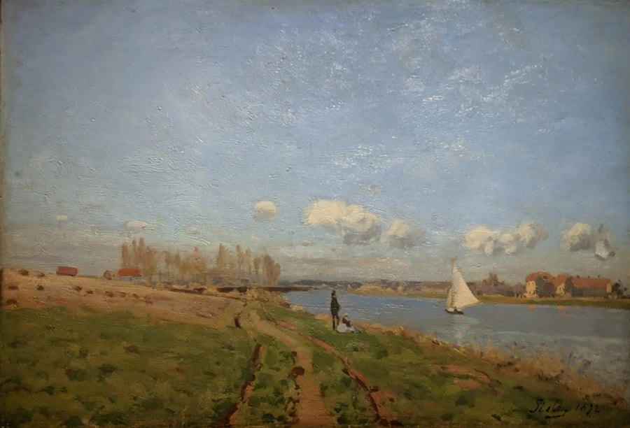 Ufer der Seine in Argenteuil - Alfred Sisley