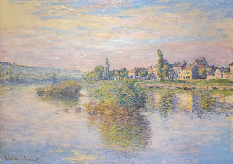 Ufer der Seine in Lavacourt - Claude Monet