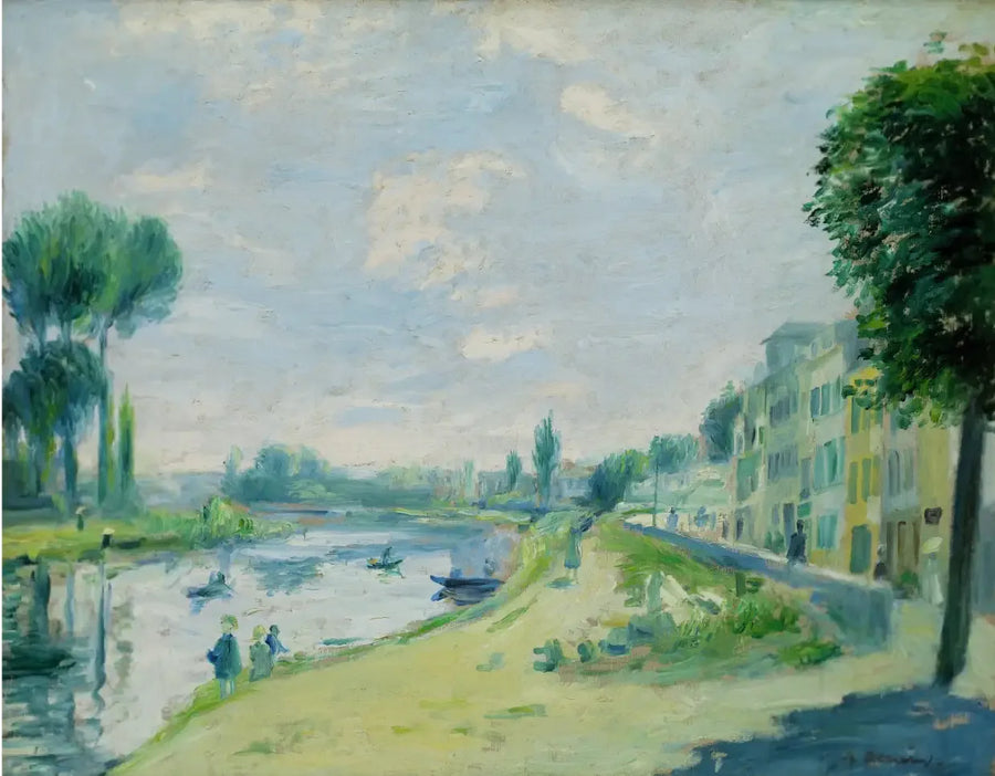 Ufer der Seine, Bougival - Pierre-Auguste Renoir