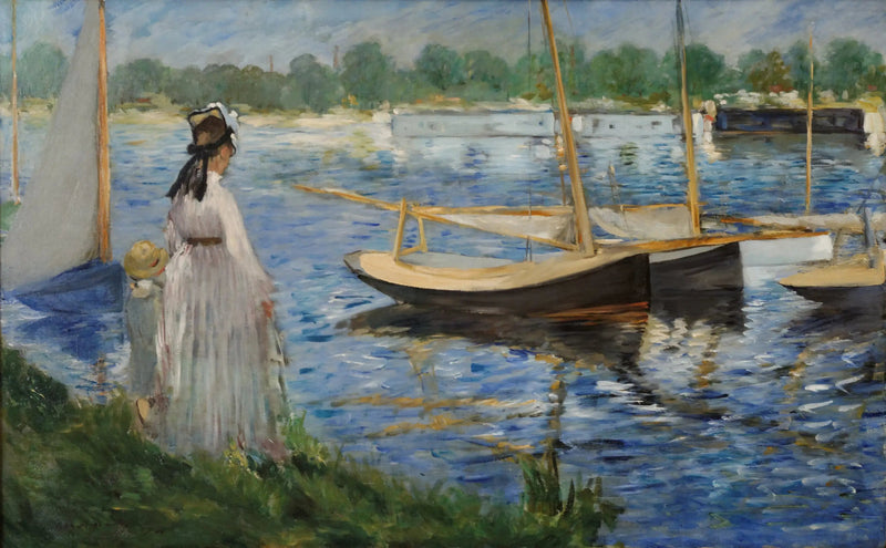 Ufer der Seine in Argenteuil - Édouard Manet