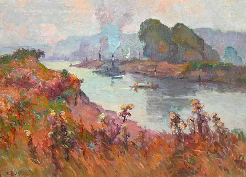 Bords de Seine - Robert Antoine Pinchon image 1 reproduction artisanale de tableau