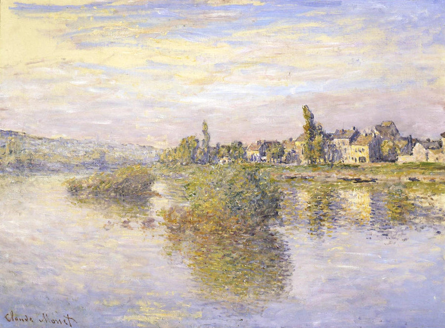 Ufer der Seine in Lavacourt - Claude Monet