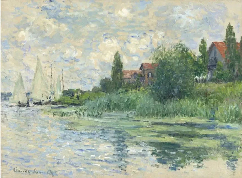 Die Seineufer bei Petit-Gennevilliers W333 - Claude Monet