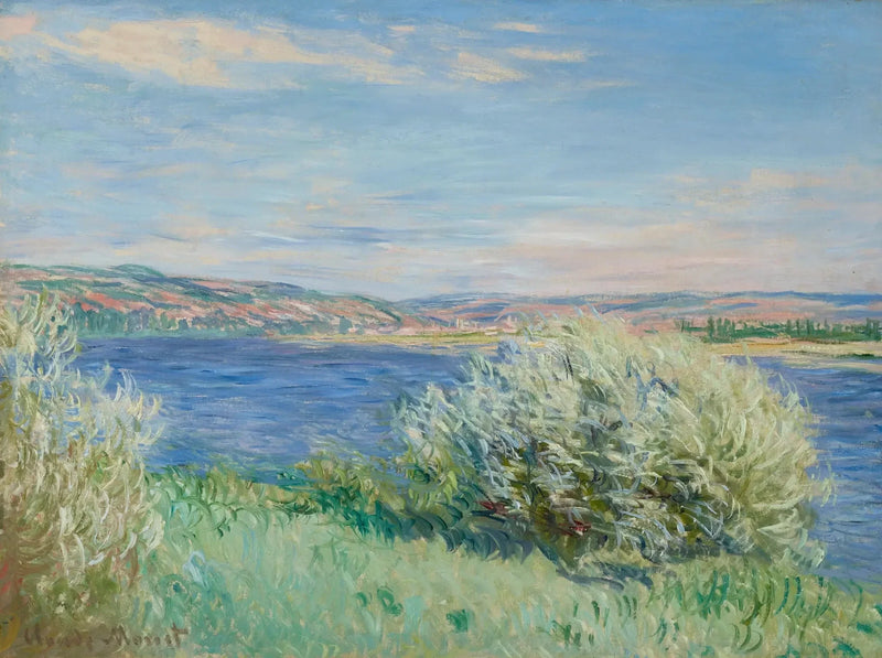 Das Seineufer bei Vétheuil W675 - Claude Monet