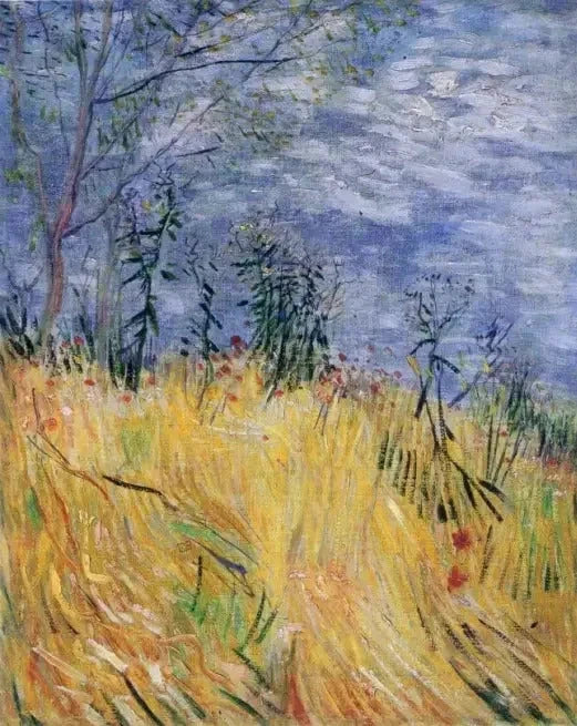Bordure d’un champ de blé avec des coquelicots F310a de Vincent van Gogh