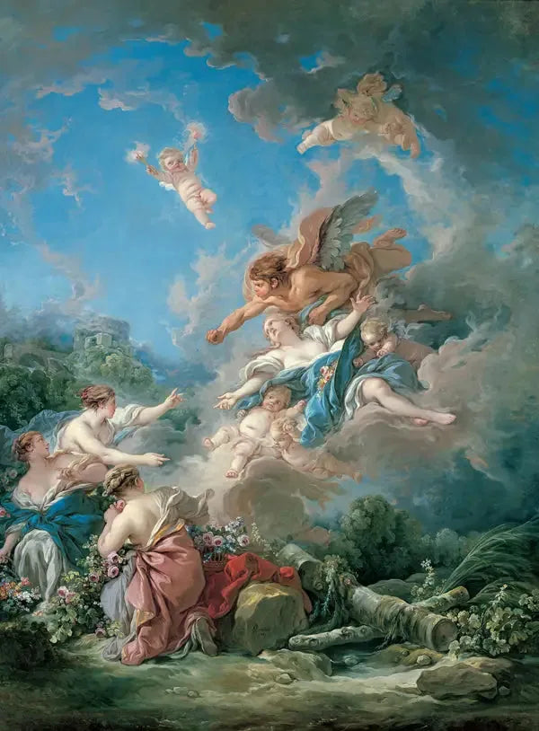 Borée entfernt Oreithyie - François Boucher