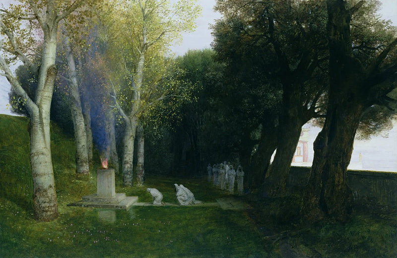 Heiliger Hain (II) - Arnold Böcklin