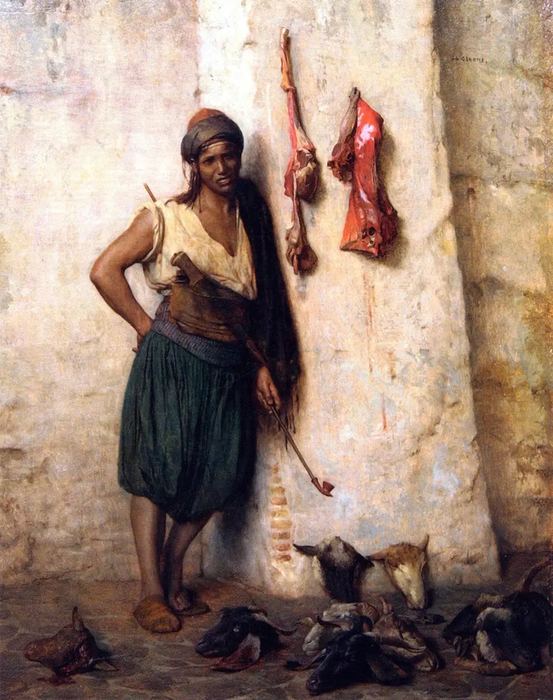 Türkischer Metzger in Jerusalem - Jean-Léon Gérôme