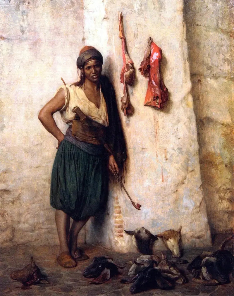 Türkischer Metzger in Jerusalem - Jean-Léon Gérôme