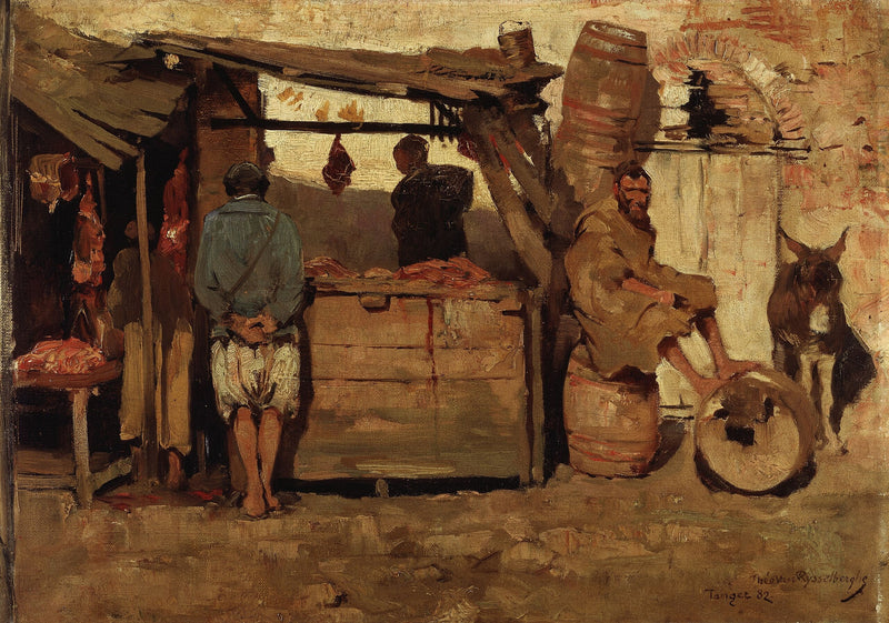 Metzgerei in Marokko - Théo van Rysselberghe