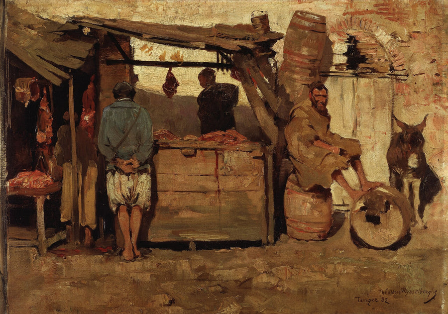 Metzgerei in Marokko - Théo van Rysselberghe