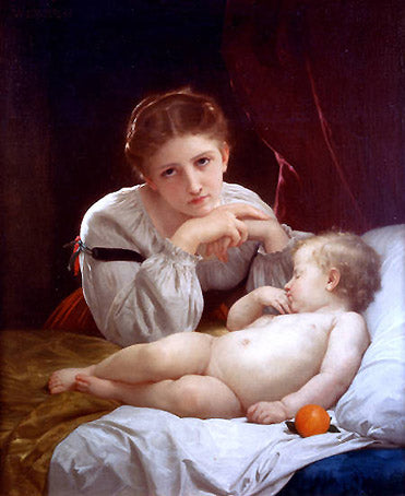 L’Ange gardien, version principale (1869) - Bouguereau