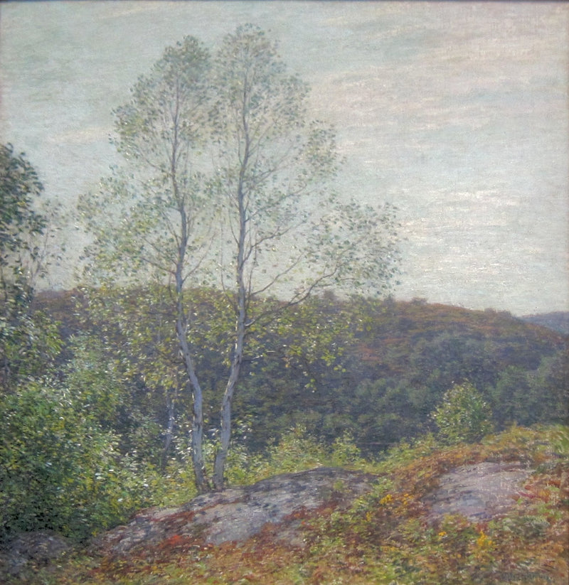 Zwillinge Birken - Willard Metcalf
