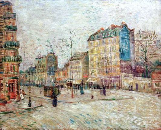 Boulevard de Clichy - van Gogh - Reproductions de tableaux et peintures haut de gamme