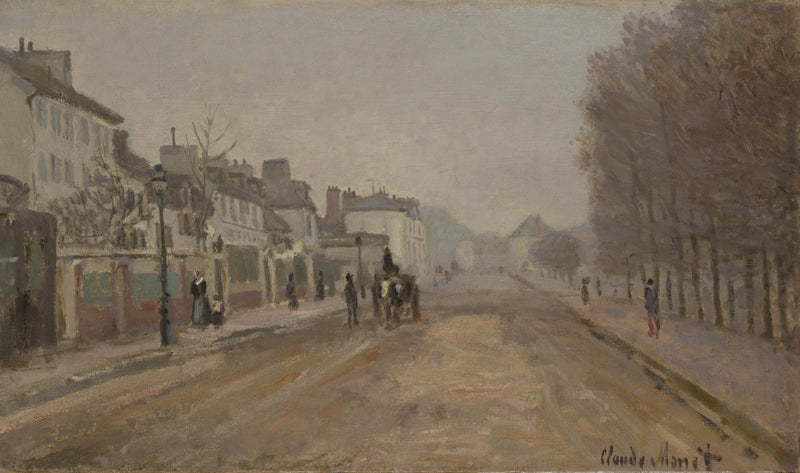 Boulevard Héloive, Argenteuil W247 - Claude Monet