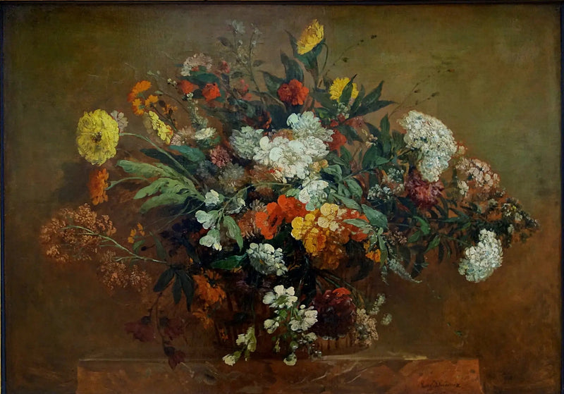 Landhausstrauß - Eugène Delacroix