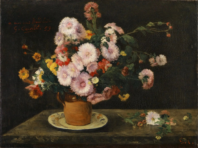 Asternstrauß - Gustave Courbet