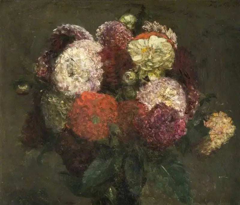 Dahlienstrauß - Henri Fantin-Latour
