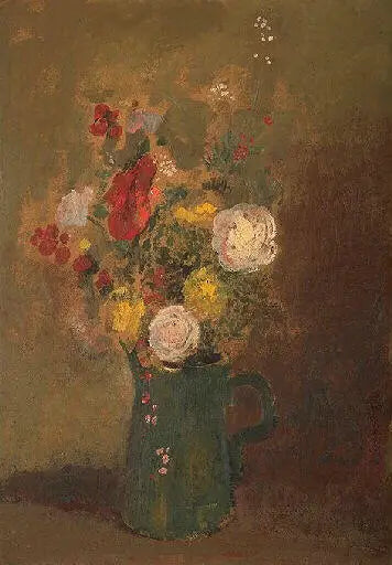 Blumenstrauß mit Mimose - Odilon Redon