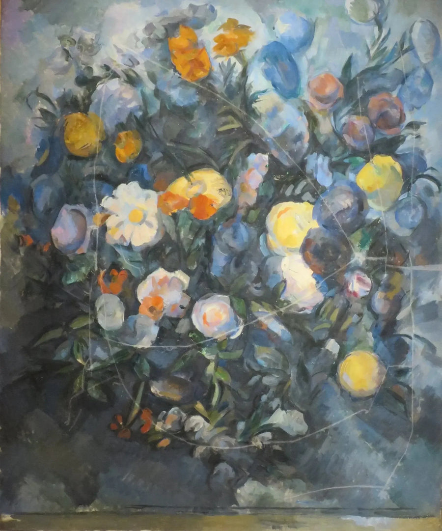 Blumenstrauß, nach Delacroix - Paul Cézanne